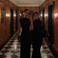 Black Elegant A Line Satin Open Back Long Evening Dress Prom Dress SH4827