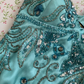 Vintage A Line Beaded Chiffon Satin Short Prom Dress Homecoming Dress SH7419