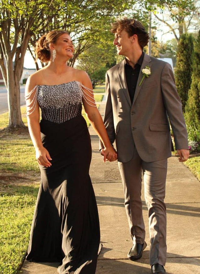 Glamorous Mermaid Off the Shoulder Beaded Black Satin Long Prom Dress Evening Dress SH7225