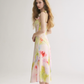 Dreamy A Line V Neck Print Floral Chiffon Summer Dress Party Dress Outfits SH4173