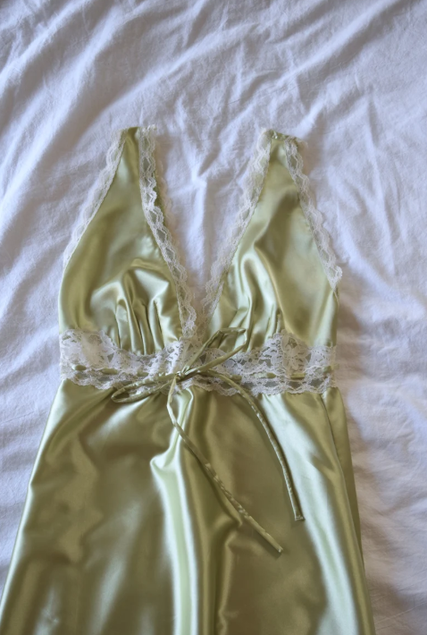Vintage Style Sage Green Long Prom Dress Sexy Party Dress SH1366