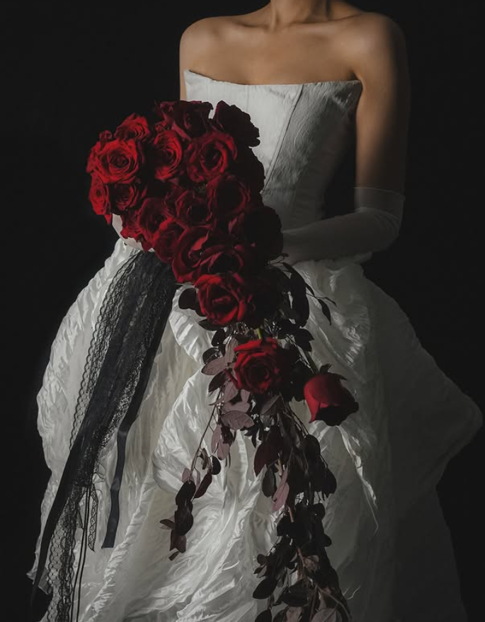 Unique A Line Strapless Corset White Satin Wedding Dress SH4527