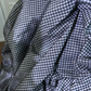 Vintage Black-white Lattice Ball Gown Strapless Satin Prom Dress Sweet 16 Dress SH5990