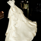 Blue Princess A Line Sweetheart Neck Beaded Layered Organza Prom Dress Wedding Guest Dress SH4538
