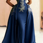 Mermaid Evening Dress Off Shoulder Silver Lace Embroidery Prom Dresses SA692