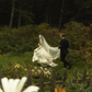 Vintage Classic A Line Sweetheart Neck White Satin Long Wedding Dress SH5187