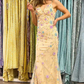 Yellow Mermaid Long Prom Dress SH933