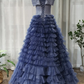 Elegant Off Shoulder Sequins Top Long Prom Dresses, Formal Evening Dresses, Off the Shoulder Ball Gown SH851