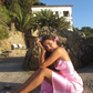 Pink Spaghetti Strap Long Prom Dress SH865