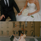 Charming A Line Spaghetti Strap White Satin Long Wedding Dress SH5955