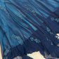 Vintage Mermaid Halter Beaded Navy Blue Chiffon Prom Dress Evening Dress SH2066