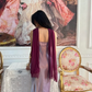 Purple Vintage Sheath Straps Exquisite Beaded Satin Prom Dress Graduation Prom Dress SH5490