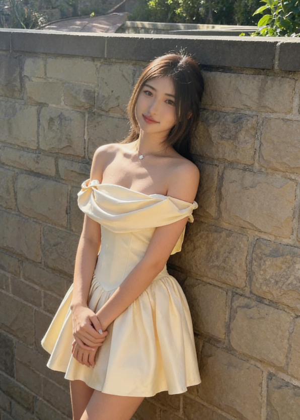 Cute A Line Off the Shoulder Ivory Satin Short Homecoming Dress Birthday Dress SH3025