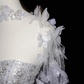 Purple Butterfly A Line Strapless Sequin Tulle Long Prom Dress Party Dress SH3249