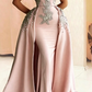 Mermaid Evening Dress Off Shoulder Silver Lace Embroidery Prom Dresses SA692
