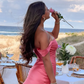 Charming Off The Shoulder Satin Tight Short Prom Dress Senior Homecoming Dress SH1475