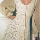 Retro Apricot A Line Long Sleeve Chiffon Lace Short Prom Dress Homecoming Dress SH6395