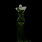 Charming Unique Sheath One Shoulder Beaded Satin Prom Dress Graduation Prom Dress SH5431