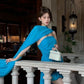 Blue A Line Strapless Chiffon Short Birthday Dress Homecoming Dress SH2868