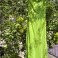Stunning Sheath One Shoulder Beaded Green Chiffon Party Dress Evening Dress SH2873