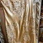 Charming Mermaid Spaghetti Strap Sequin Lace Satin Long Prom Dress Evening Dress SH2666