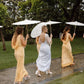 Cute Sheath Halter Yellow Satin Open Back Evening Dress Bridesmaid Dress SH2695
