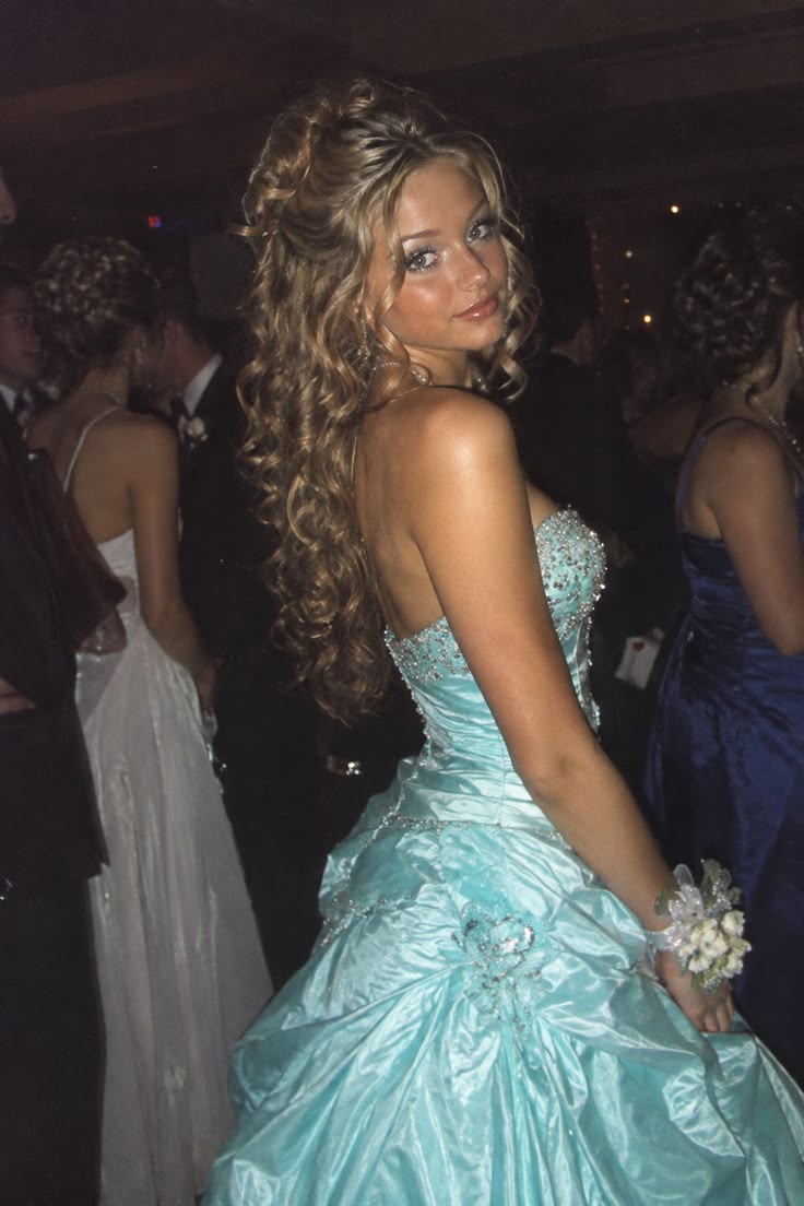 Vintage A Line Strapless Beaded Pleated Organza Long Prom Dress Evening Dress SH8338