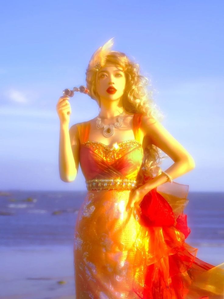 Dreamy A Line Straps Beaded Orange Tulle Prom Dress Graduation Prom Dress SH2656