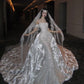 Romantic Exquisite White Mermaid Off the Shoulder Sequin Tulle Long Prom Dress Gown Dress SH3589