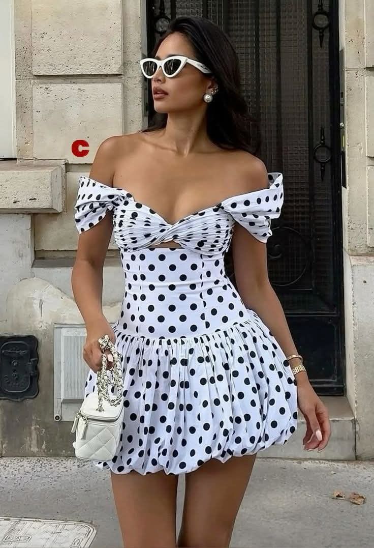 Cute A Line Straps Polka Dot Satin Short Homecoming Dress Cocktail Dress SH3357