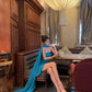 Blue A Line Strapless Chiffon Short Birthday Dress Homecoming Dress SH2868