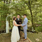 Vintage A Line Strap Ivory Print Satin Long Prom Dress Wedding Dress SH8242