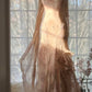 Gentle Mermaid Spaghetti Strap Beaded Ruffle Chiffon Prom Dress Graduation Prom Dress SH2665