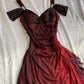 Sexy A Line Straps Ombre Grape Purple Chiffon Long Prom Dress  SH1155