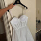 Shiny A Line Sweetheart Neck Sequin Tulle Short Prom Dress Homecoming Dress SH8366