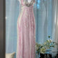 Ivory Exquisite A Line Beaded Rhinestone Chiffon Prom Dress Formal Dress Party Dress SH4024