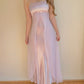 Cute A Line Spaghetti Strap Purple Satin Chiffon Long Prom Dress Evening Dress SH2610