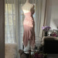 Cute Mermaid Spaghetti Strap Beaded Ruffle Pink Chiffon Short Homecoming Dress Birthday Dress SH2883
