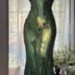 Vintage Green Mermaid Halter Beaded Chiffon Prom Dress SH5071