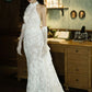 Sexy White SHeath Halter White Lace Backless Long Wedding Dress SH8010