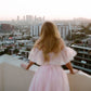 Light Pink Ball Gown Off the Shoulder Lace Organza Date Dress Prom Dress Birthday Dress SH3890