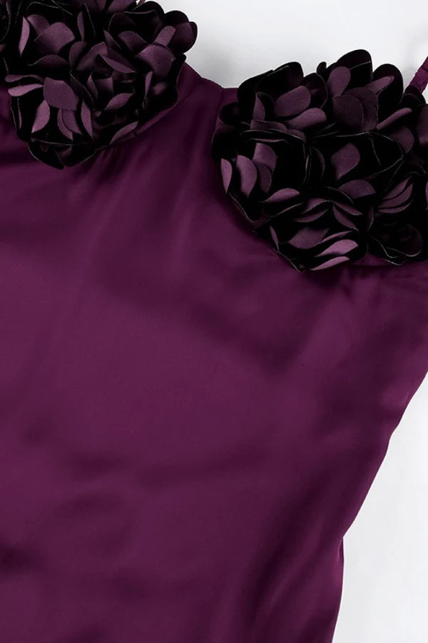 Sexy Sheath Spaghetti Straps Dark Green Satin Prom Dress Evening Dress SH5759