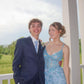 Charming Blue Mermaid Straps Sequin Tulle Prom Dress Evening Dress SH7205