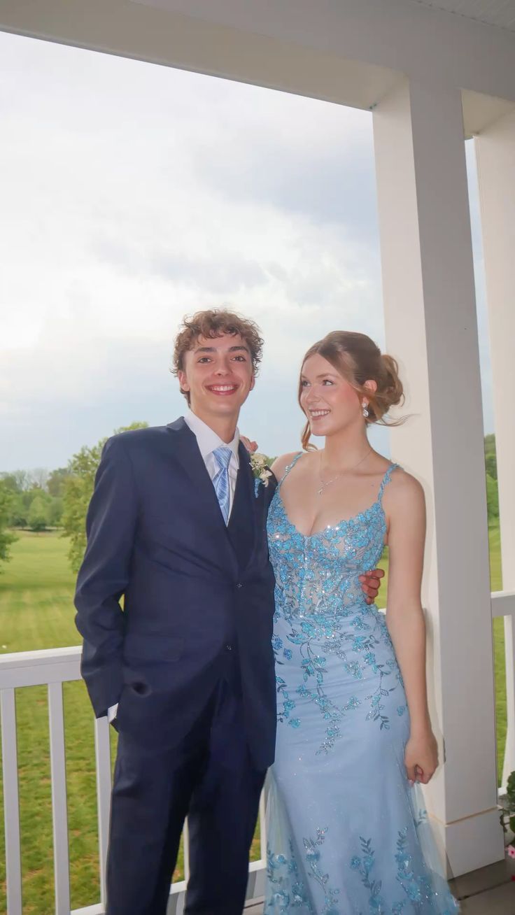 Charming Blue Mermaid Straps Sequin Tulle Prom Dress Evening Dress SH7205