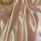 Sweet Pink 3D Rose A Line V Neck Satin Long Prom Dress Date Dress SH3931