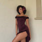 Unique Sheath Off the Shoulder Satin Long Prom Dress Evening Dress with Slit SH2625