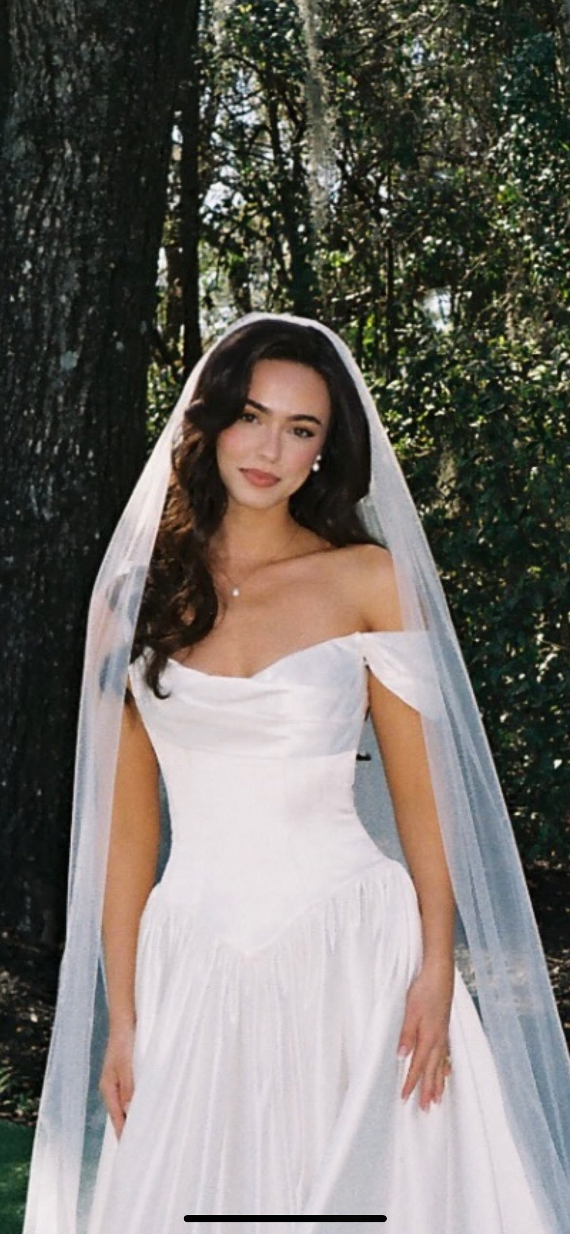 Elegant Ball Gown Off the Shoulder White Satin Long Wedding Dress SH7063