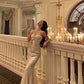 Chic Mermaid Sweetheart Long Ruffles Prom Dresses Birthday Dress SH4312