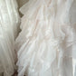 Princess A Line Sweetheart Neck Rhinestone Tiered Light Pink Tulle Party Dress Birthday Dress SH2885