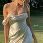Mermaid Split Front Prom Dress Simple Evening Dress SH353